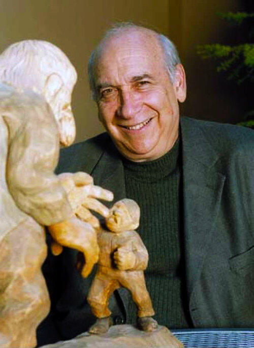 Alan Dundes and statue